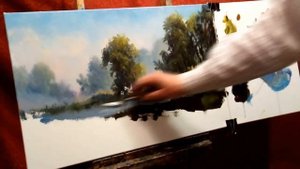 #20 Как нарисовать ПЕЙЗАЖ ЗА 2 ЧАСА | Бельчев Андрей