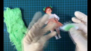 Мастер класс "Обувь для ватной игрушки" Cotton Christmas toy