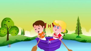 Роу Роу Роу лодку | весельная лодка песню