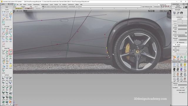 Autodesk Alias Tutorials I Q&A Session 8 - Ferrari Purosangue Bodyside смотреть онлайн