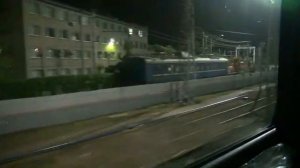 Ночной Ростов-на-Дону из окна поезда № 104 Москва - Адлер ФИФА