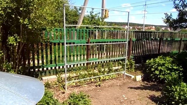 Разборная металлическая стенка своими руками для вьющихся дачных растений смотреть онлайн