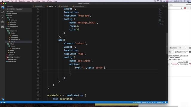 44 React Js for beginner to advance full course Adding text area and select смотреть онлайн