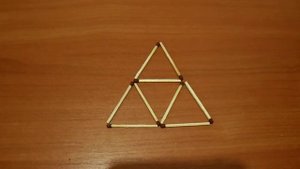 2 Треугольника из спичек