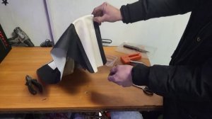 Перетяжка седла на питбайке