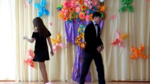 Танец на 8 марта, Целинная СШ, 2018г