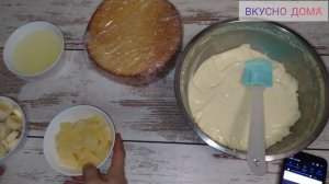 ТОРТ-СУФЛЕ. Вкуснее торт я ещё не пробовала. Самое нежное молочное суфле, ванильный бисквит и фрукт