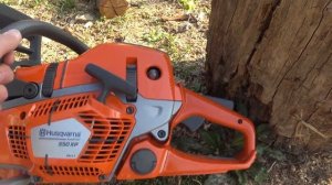 Husqvarna 550xp Mark 2 first start and warming up!