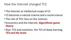 Christos Papadimitriou: Past, theory, future