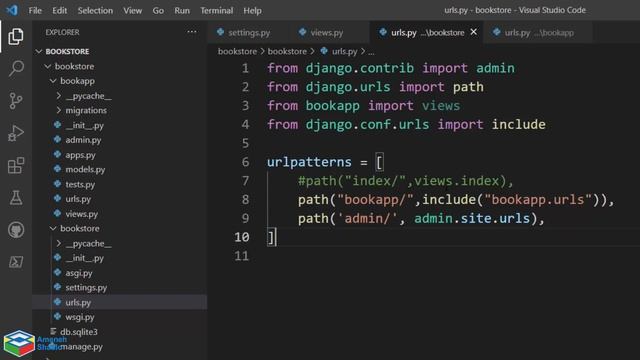 Django Full Course for Beginners - urls mapping - Include in django - session 3