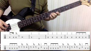 Cream - Sunshine of your love (Bass cover with tabs 004)