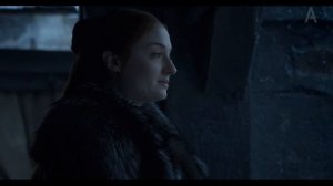 Разговор Сансы с Тирионом после долгой разлуки. Момент из Игры Престолов 8 сезон 1 серия