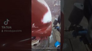 Покраска обтекателя газель