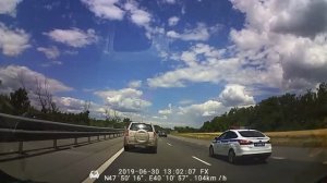 Как могут поймать за превышение скорости на М4