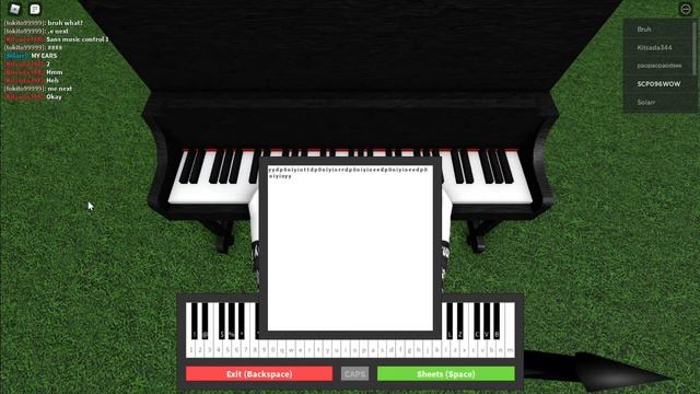 Play Sans Song In Piano Keyboard Roblox смотреть онлайн