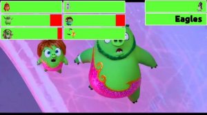 The Angry Birds Movie 2 Final Battle with healthbars (Thanksgiving Special)