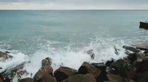 Море в Алуште январь