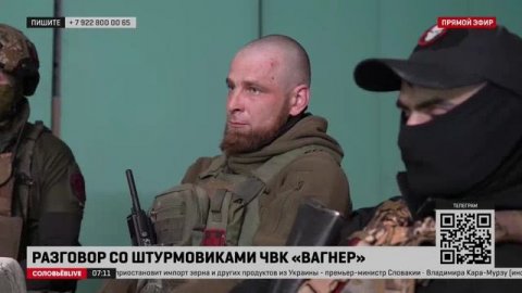 В ЧВК «Вагнер» рассказали Соловьёву, чем отличаются в бою российские и украинские солдаты