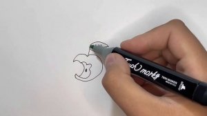 Как нарисовать рисунок из цифры 5