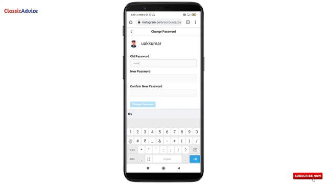 Chrome browser me Instagram ka password kaise change kare | Change Instagram password in chrome 202 смотреть онлайн