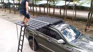 Двойной багажник на крышу машины