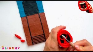 TRAIN EATER || ПОЕЗД ПОЖИРАТЕЛЬ #traineater #train #plastilina #поездпожиратель #поезд #пластили