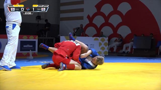 DOROSHENKO Ekaterina Vs ONOPRIENKO Ekaterina. World SAMBO Cup 2023 In Kyrgyzstan
