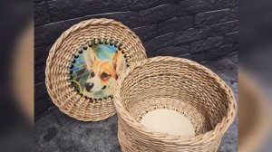 Шкатулка из бумажной лозы