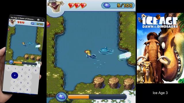 เกมเก่า ในตำนาน มือถือปุ่มกด Ice Age 3 ด่าน 1 ผ่านยังไง