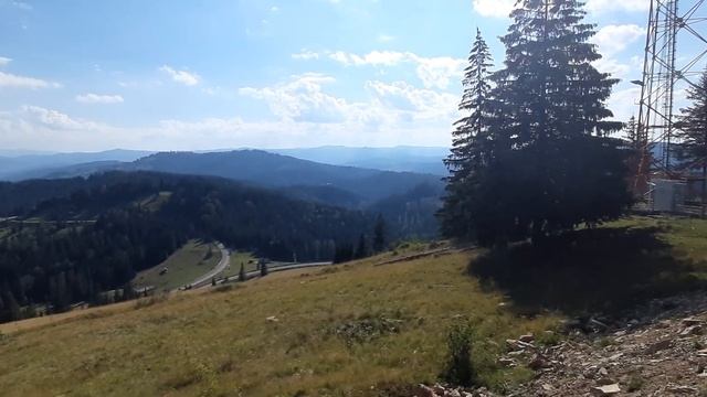 Вершина горы Обчина-Маре. Румыния. смотреть онлайн