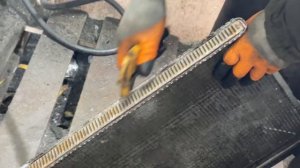 Ремонт радиатора авто печки Toyota Yaris 2012ж.