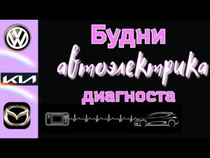 Будни автоэлектрика - диагноста №22