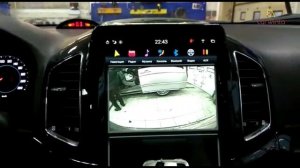 Магнитола Chevrolet Captiva 2012-2015 (стиль Tesla) в авто