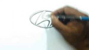 How to Draw the Hyundai Logo