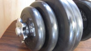 Гантеля 30 кг MB Barbell Atlet. Разборная. С обрезиненным грифом. Россия