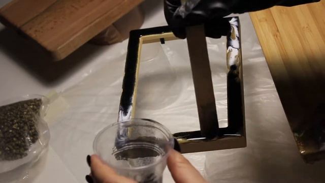 Эпоксидная смола ниткой + фоторамка смотреть онлайн