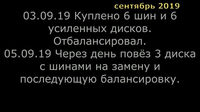 Шины и диски.  Оценка после многих лет эксплуатации...