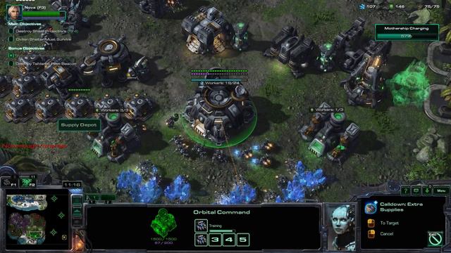 Starcraft II: Nova Covert Ops (Mission Pack 2) - Mission 4: Trouble in Paradise [Brutal] смотреть онлайн