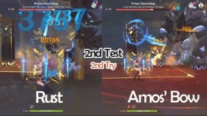 Yoimiya Rust R5 and Amos' Bow R1 Showdown