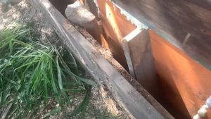 Утепление фундамента старого дома. Заваленка.