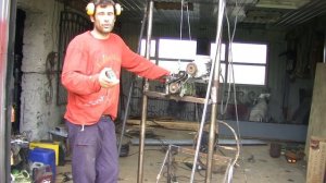 Самодельная буровая установка сваи столбы фундамент забор