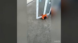 Тележка для транспортировки окон, на колесах. Цена 10 000 руб.