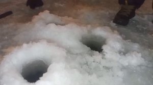 ловля ротана ночью в -20 градусов!2021 Санкт-Петербург карьер возле церкви!