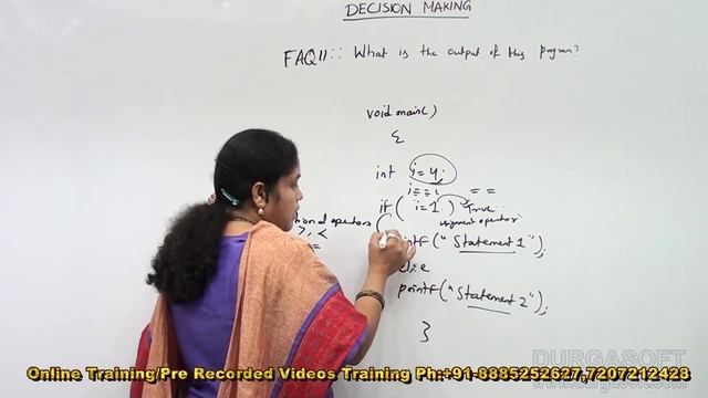 C Language faqs | Decision Making || Q11. What is the output of the following program|by Santoshi смотреть онлайн