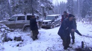 Рыбалка на хариуса в девственной тайге Экстремальная езда ПАТРИОТ УАЗ экстрим ХАММЕР вязнет