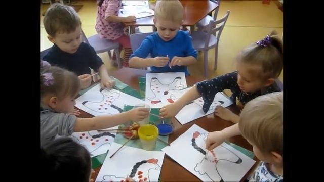 МДОУ № 33 Занятие во 2 младшей группе "Дфмковская игрушка" смотреть онлайн