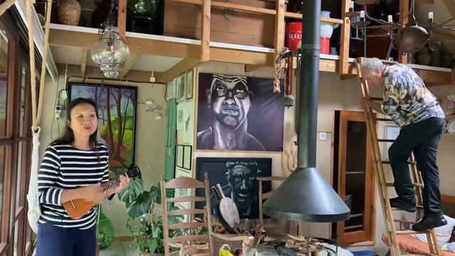 Skip to My Lou in F for voice and ukulele