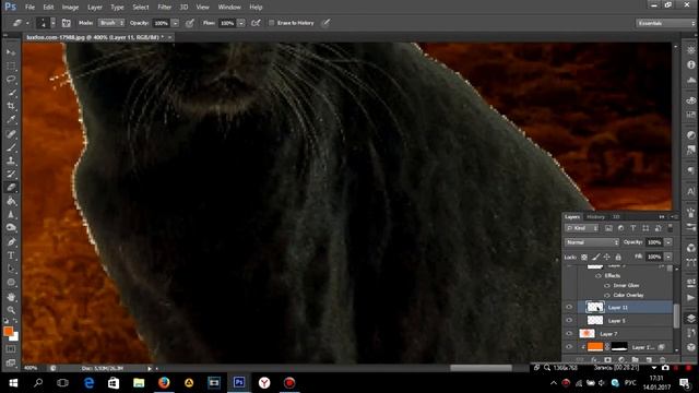 Черная пантера в фотошопе. Марвел(Black Panther speed photoshop) смотреть онлайн