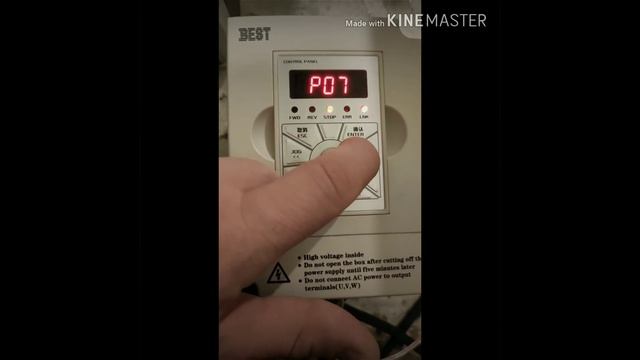 Настройка частотного преобразователя BEST смотреть онлайн