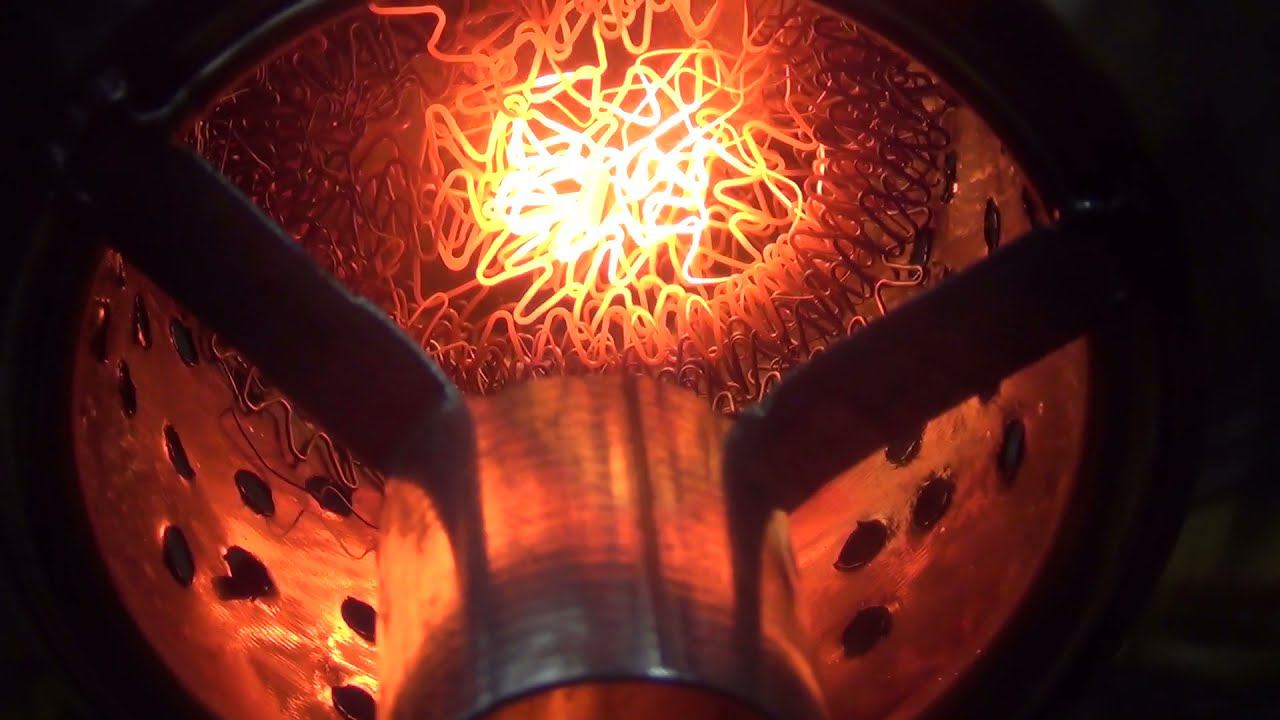 DIY Обогреватель из тарелки стаканчика и газовой горелки. Инфракрасный обогреватель.